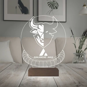 Crypto Avalanche Avax Coin Kripto Finans 3D Lamba - Masa Gece Lambası Crypto Avalanche Avax Coin Kripto Finans 3D Lamba - Masa Gece Lambası