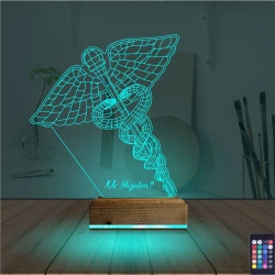 Doktor Tıp Logo Kişiye Özel 3D Lamba - Masa Gece Lambası Doktor Tıp Logo Kişiye Özel 3D Lamba - Masa Gece Lambası