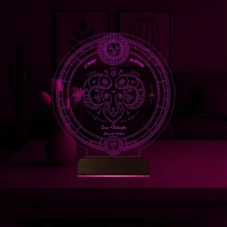 Astroloji Koç Burcu Kişiye Özel 3D Lamba - Masa Gece Lambası Astroloji Koç Burcu Kişiye Özel 3D Lamba - Masa Gece Lambası