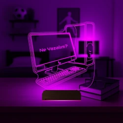 Bilgisayar Tasarım Gamer Pc Kişiye Özel 3D Lamba - Masa Gece Lambası Bilgisayar Tasarım Gamer Pc Kişiye Özel 3D Lamba - Masa Gece Lambası