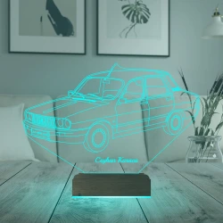 Renault 12 Klasik Araba Kişiye Özel 3D Lamba - Masa Gece Lambası Renault 12 Klasik Araba Kişiye Özel 3D Lamba - Masa Gece Lambası